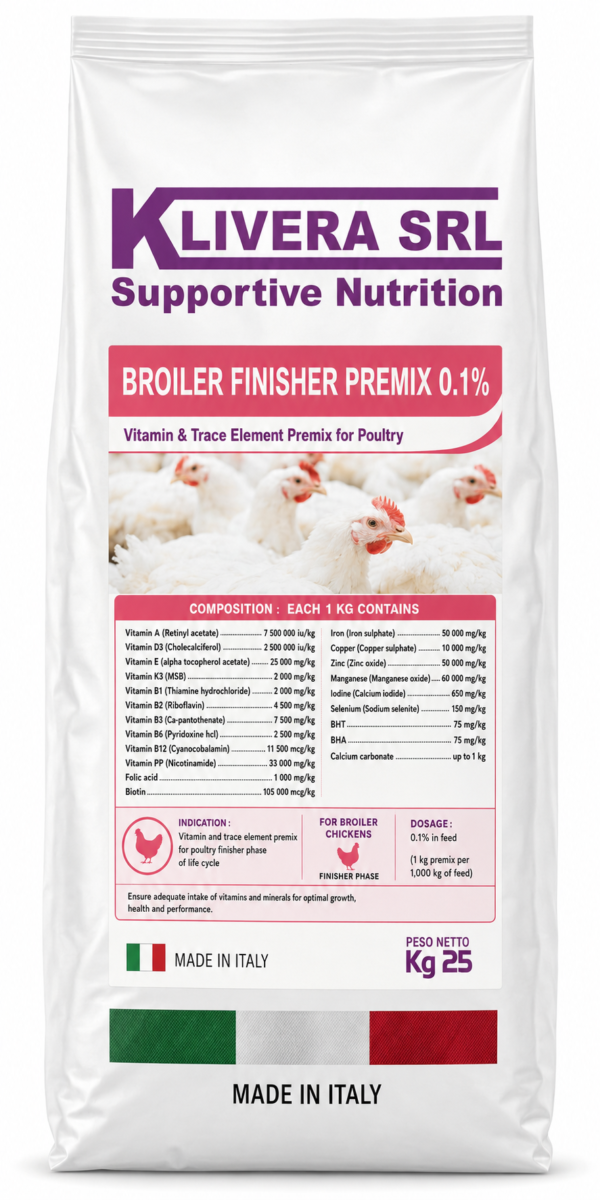 BROILER FINISHER PREMIX 0.1%